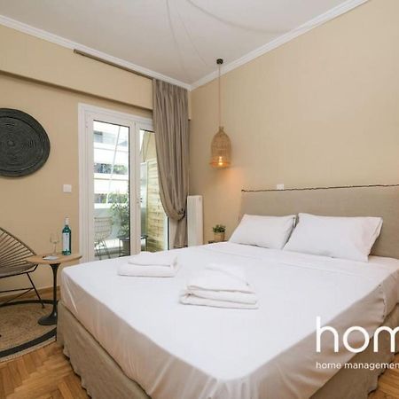 Athens Riviera Homm Flat 4 Min Walk From Beach, Thiseos Str Luaran gambar