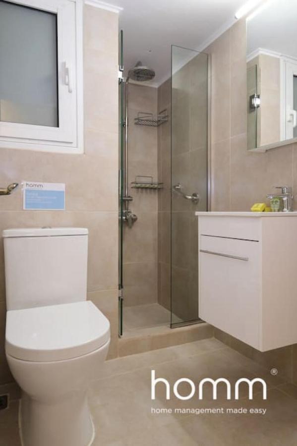 Athens Riviera Homm Flat 4 Min Walk From Beach, Thiseos Str Luaran gambar