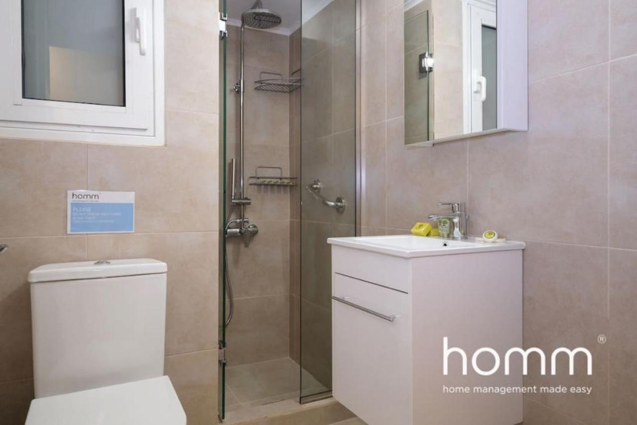 Athens Riviera Homm Flat 4 Min Walk From Beach, Thiseos Str Luaran gambar