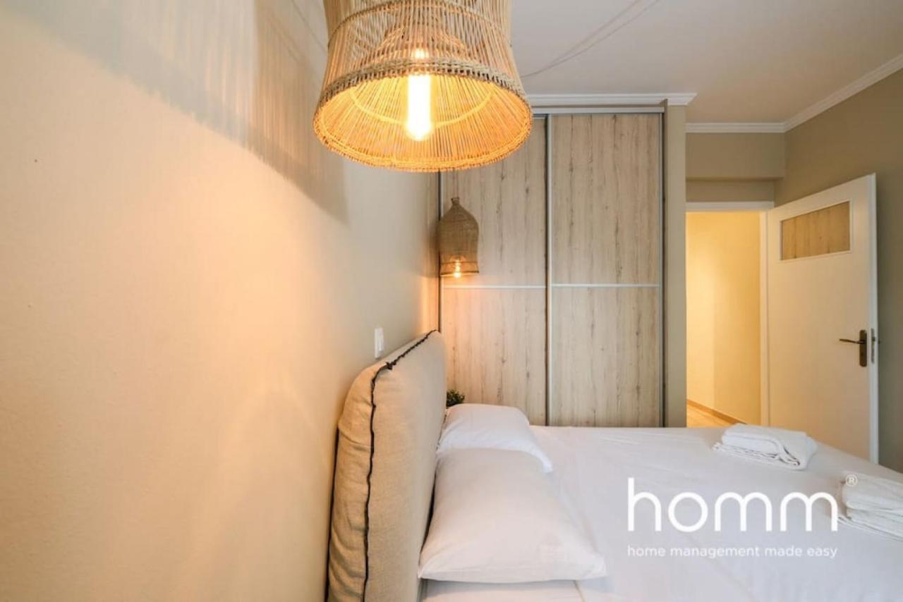 Athens Riviera Homm Flat 4 Min Walk From Beach, Thiseos Str Luaran gambar