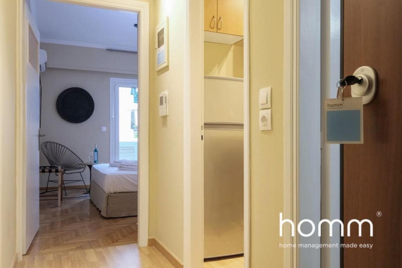 Athens Riviera Homm Flat 4 Min Walk From Beach, Thiseos Str Luaran gambar
