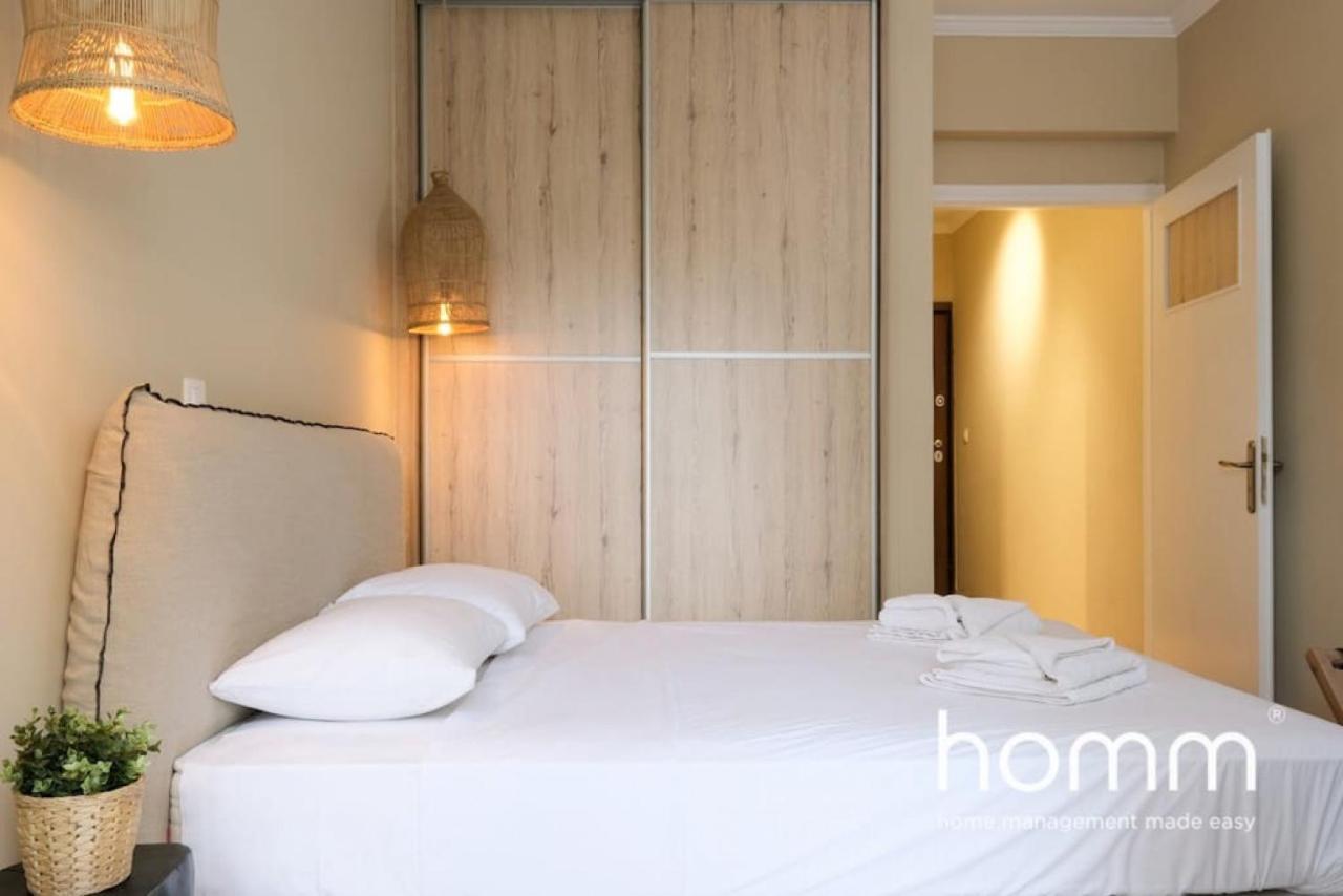 Athens Riviera Homm Flat 4 Min Walk From Beach, Thiseos Str Luaran gambar