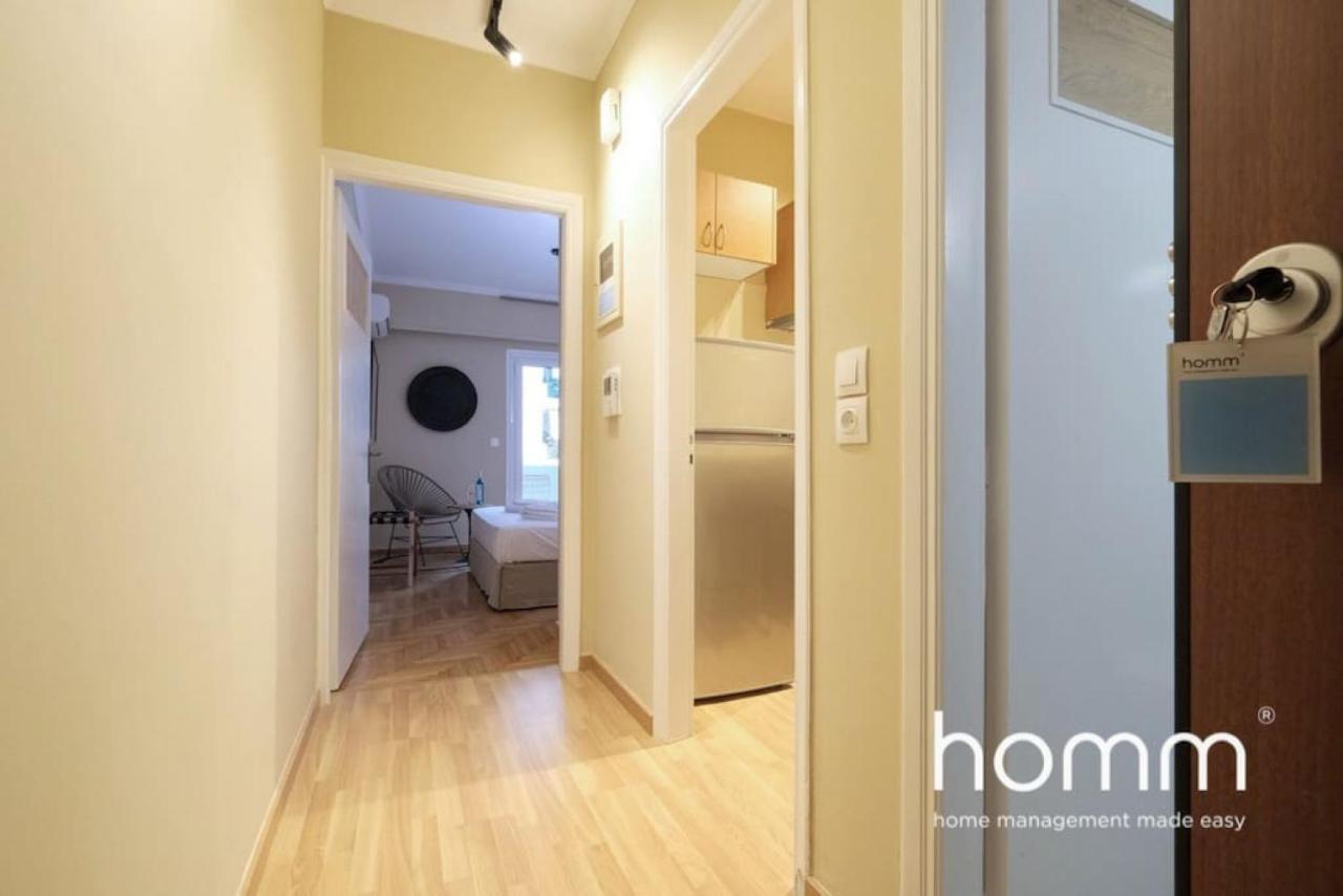 Athens Riviera Homm Flat 4 Min Walk From Beach, Thiseos Str Luaran gambar
